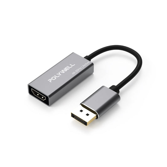 DP轉HDMI 訊號轉換器 4K 60Hz 主動式晶片 DP HDMI 轉接線